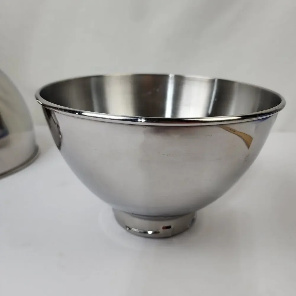 KitchenAid Mixing Replacement Bowls 4.5 Qt K45 & 2Qt K30 Stainless Steel VGC